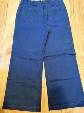 Women’s Studio Park Wide Leg Blue Pants